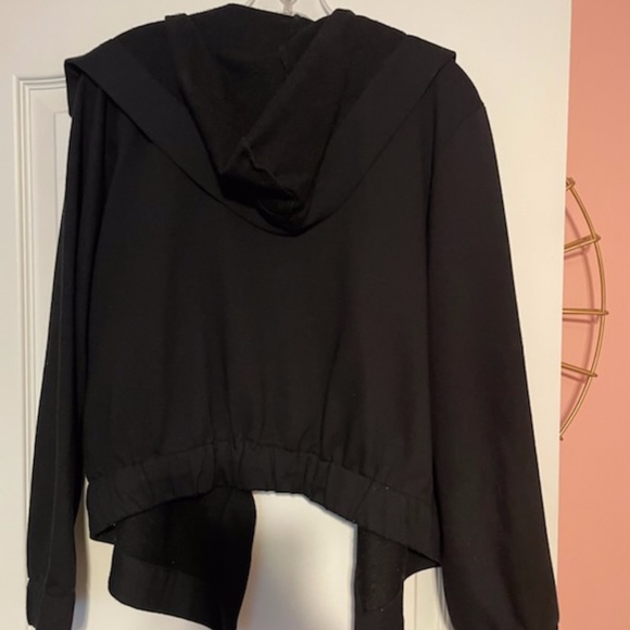 Grey & Gray Open Front Sweatshirt - Picture 4 of 5